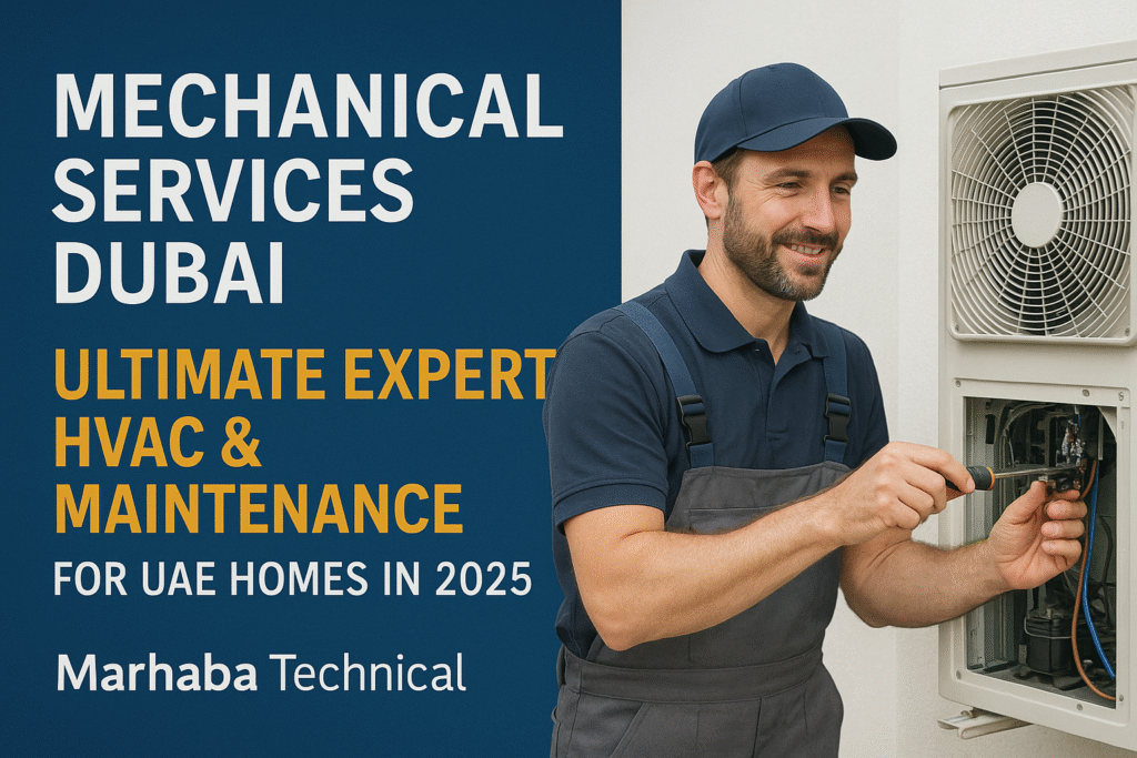 Mechanical Services Dubai Ultimate Expert HVAC & Maintenance 2025 Marhaba Technical