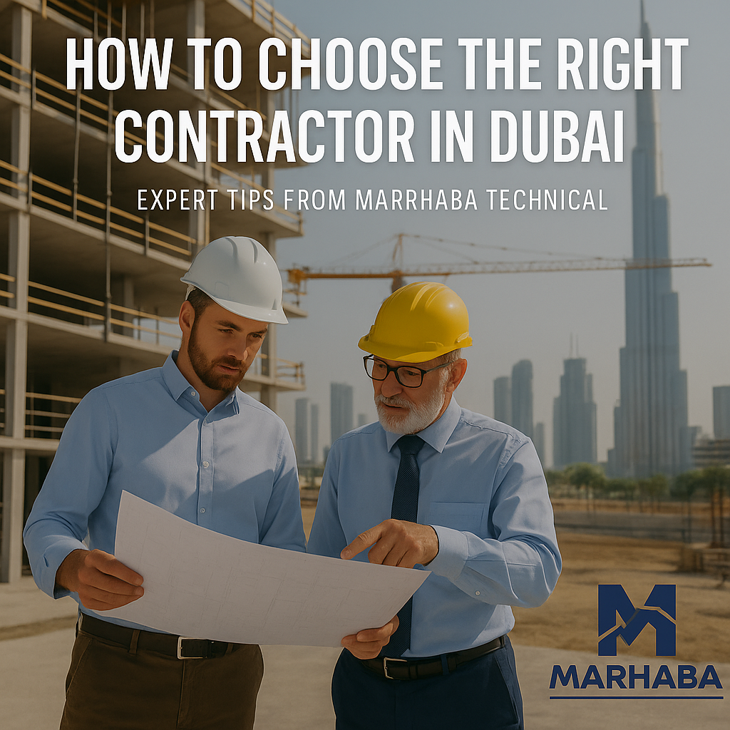 How To Choose The Right Contractor Dubai – Expert Tips From Marhaba Technical 2 choose right contractor Dubai