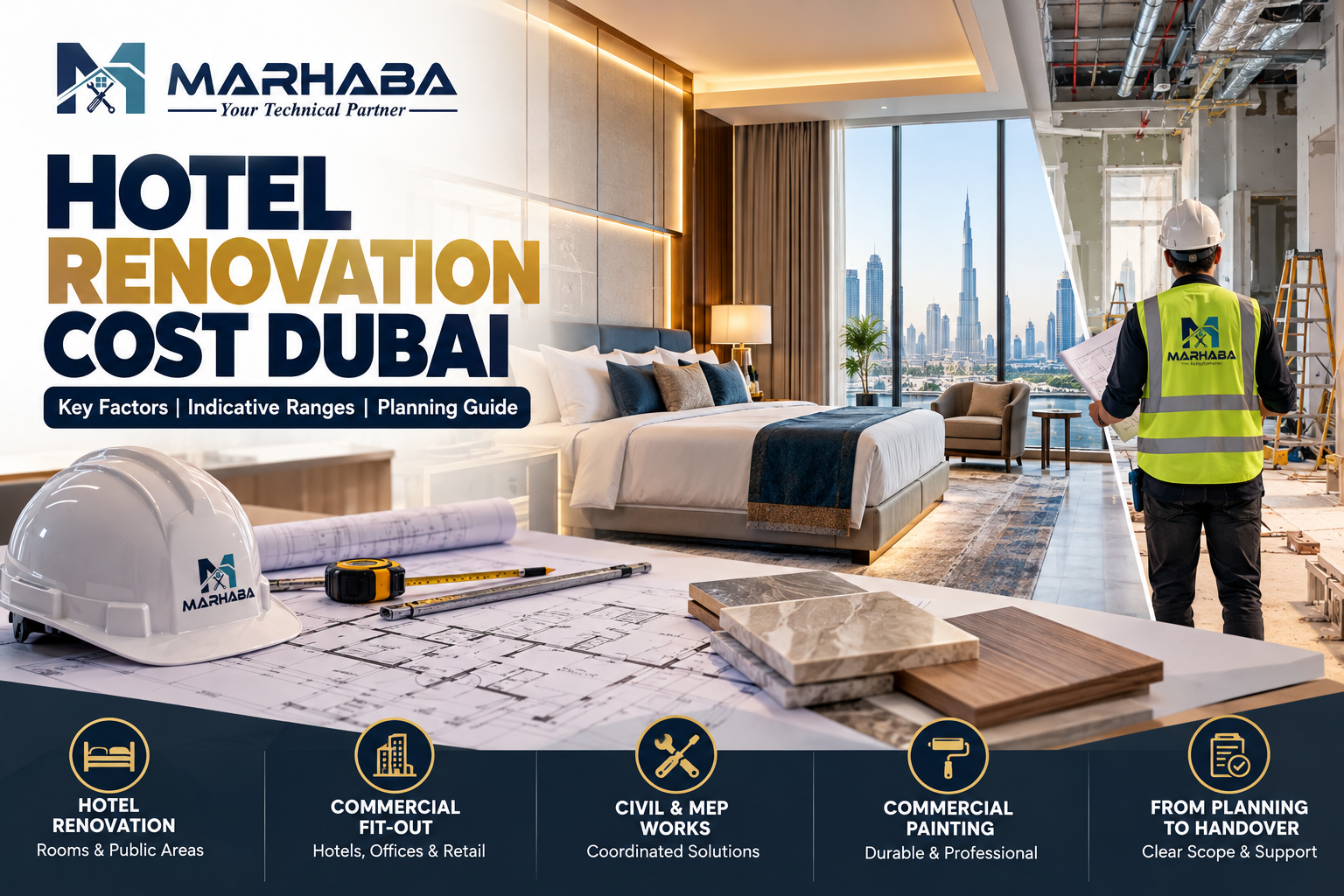 hotel renovation cost Dubai
